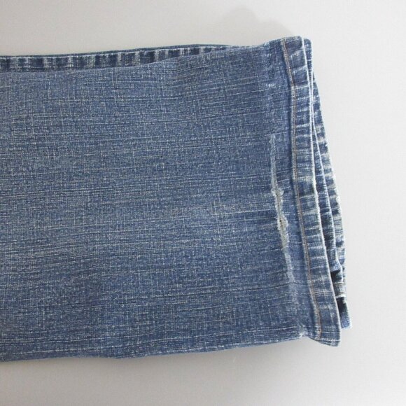 Mossimo Womens Jeans Plus Size 22W High Rise Straight Leg Dark Wash Blue Denim - Picture 9 of 10